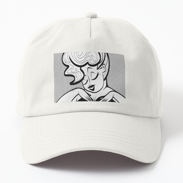 Black & White Dame by Art In The Garage Dad Hat