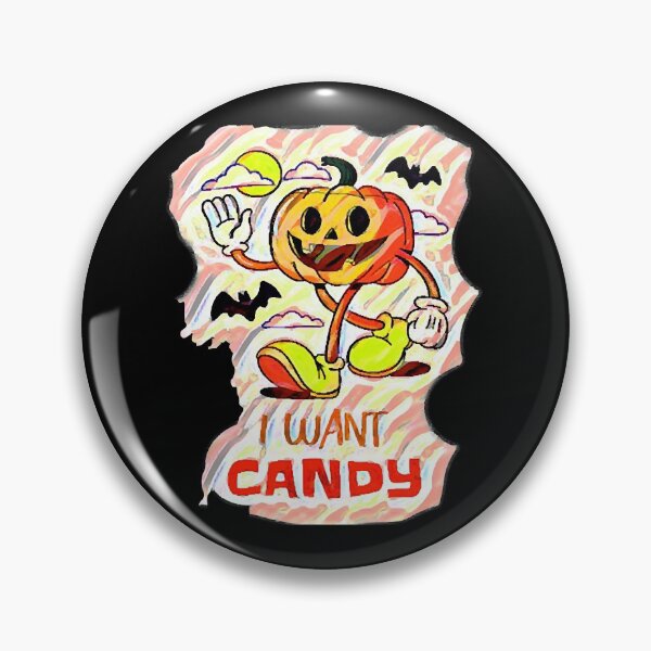 Item preview, I Want Candy (Halloween Waving Pumpkin)  designed and sold by kaiNickell.