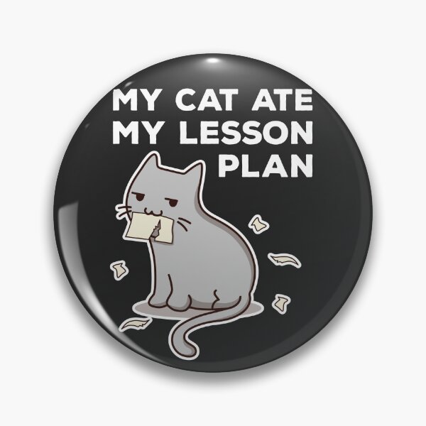 Item preview, My Cat Ate My Lesson Plan Kawaii designed and sold by MeowsAndMakes.