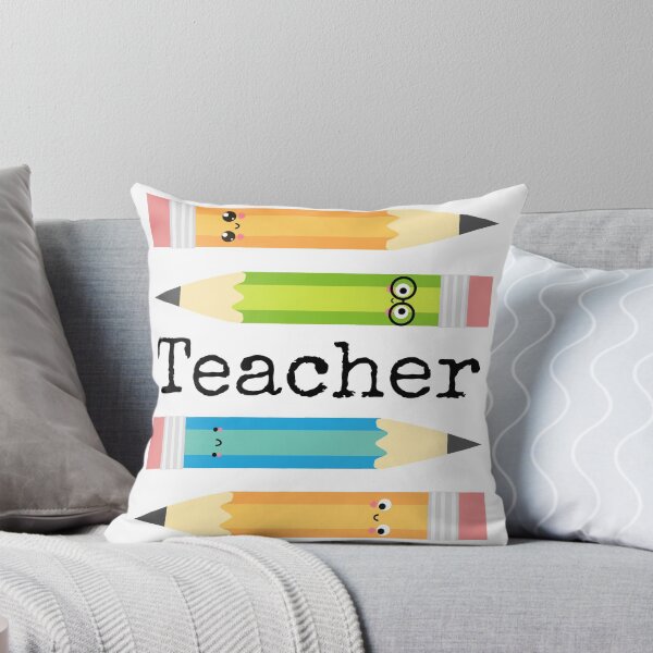 Item preview, Teacher with cute pencils designed and sold by ArteAnnie.