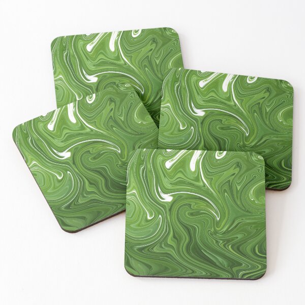 Item preview, Green Palette Abstract Painting Color Study Series C-38 designed and sold by ZekeArtPrints.