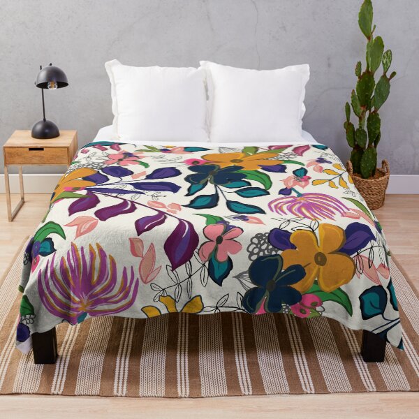 Item preview, Bold & Brilliant Wildflower Patch designed and sold by Kathy-Bourque.