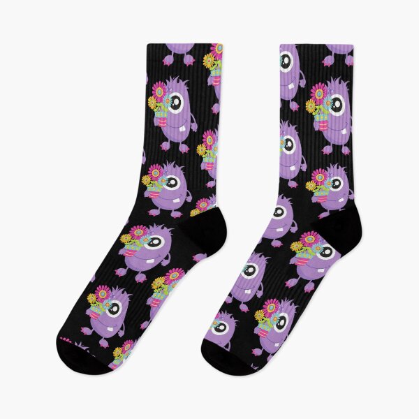 Item preview, Spring Monster, Purple Monster, One Eyed Monster  designed and sold by zanediogo.