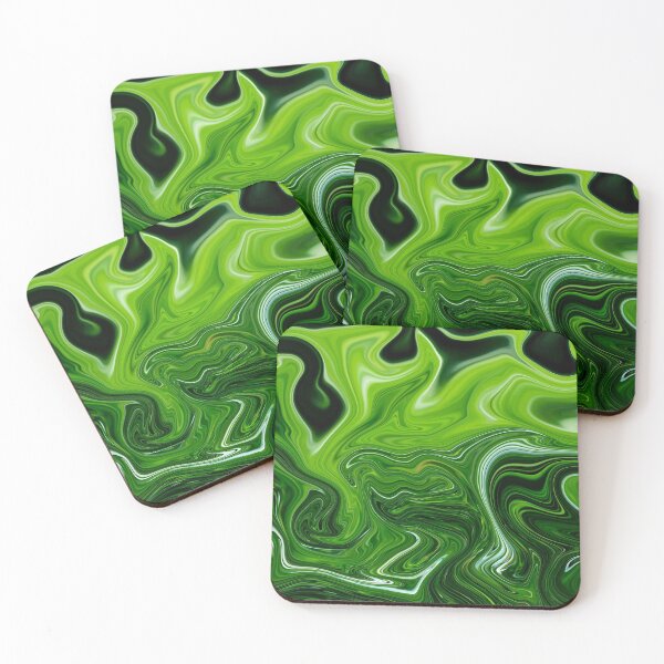 Item preview, Green Palette Abstract Painting Color Study Series C-39 designed and sold by ZekeArtPrints.