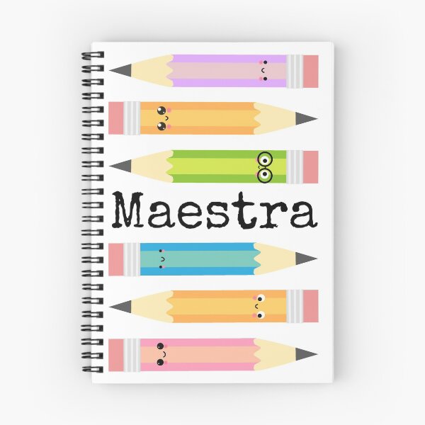 Item preview, "Maestra" with cute pencils designed and sold by ArteAnnie.