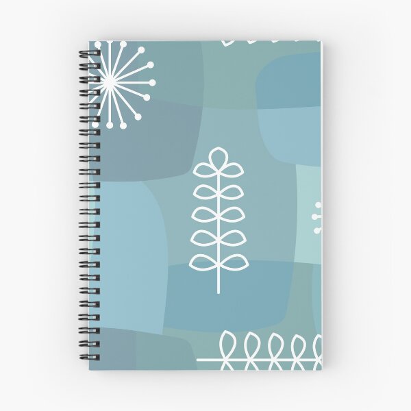 Item preview, Vintage look print in blues and greens designed and sold by MHen.