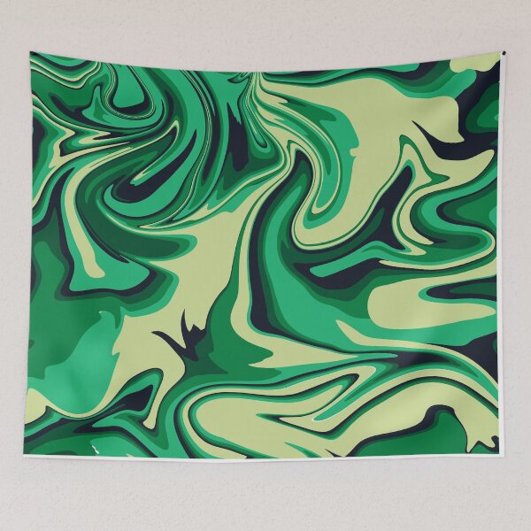 Item preview, Green Palette Abstract Painting Color Study Series C-41 designed and sold by ZekeArtPrints.