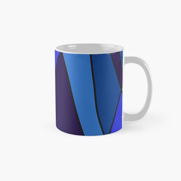 Item preview, Blue Geometric Abstract Art Painting Pattern Print Cool Toned designed and sold by hopecope.