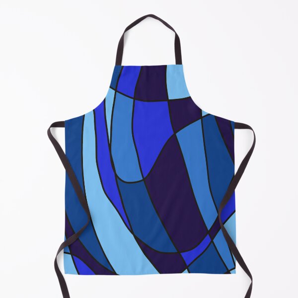 Item preview, Blue Geometric Abstract Art Painting Pattern Print Cool Toned designed and sold by hopecope.