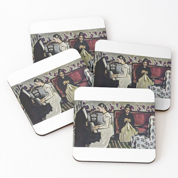 Item preview, 'Girl At Piano' by Cezanne (Reprint) designed and sold by Classic Visions Gallery.