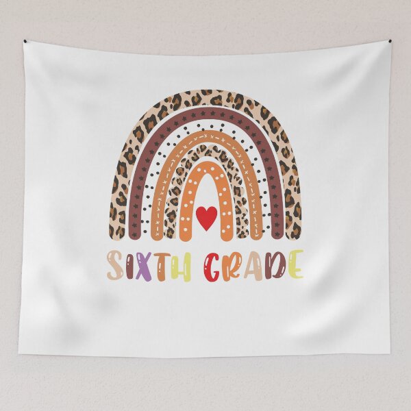 Item preview, Leopard Rainbow Sixth Grade Teacher First Day Of School designed and sold by Tatus Brinal.