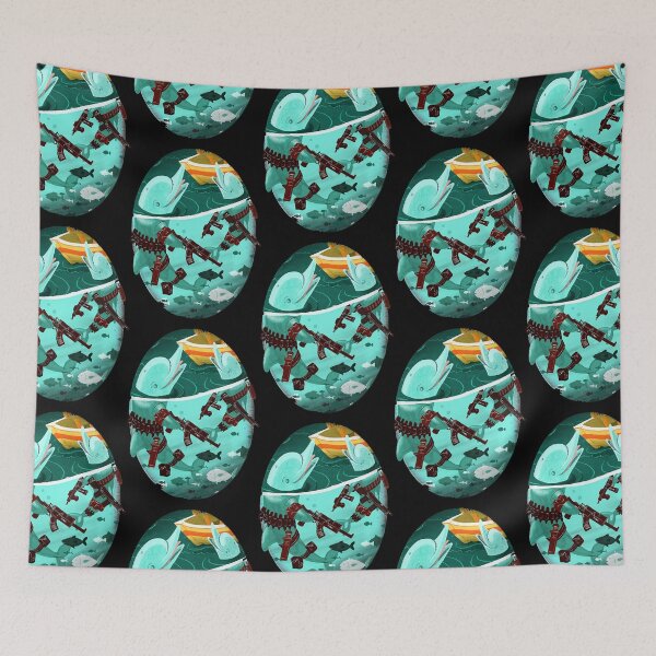 Item preview, Assassin Dolphins  designed and sold by rumortolayo.