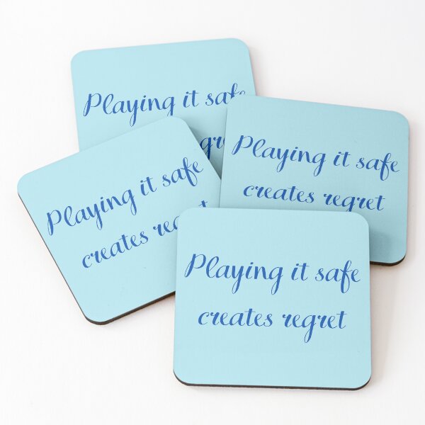 Item preview, Quote, Playing It Safe Creates Regret designed and sold by Felicity-K.
