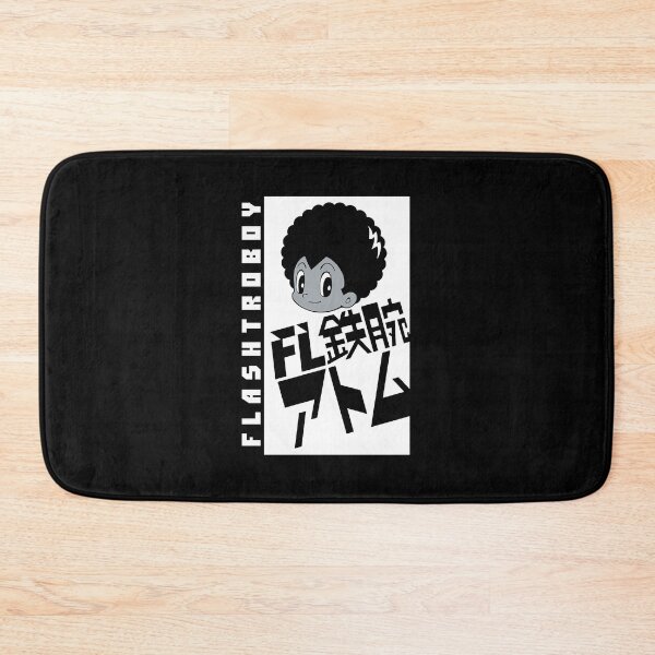 Item preview, Flashtro Boy Manga Style - White and Grey on Black  designed and sold by zanediogo.