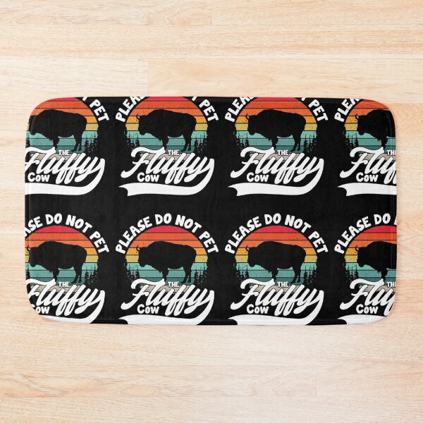 Item preview, Do Not Pet The Fluffy Cows - Funny Bison Buffalo Cattle designed and sold by GravitiTees.