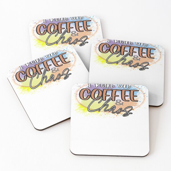 Item preview, I Run On Coffee And Chaos designed and sold by uta917.