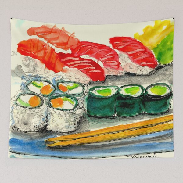 Item preview, Sushi Plate designed and sold by Tracey Rolandelli.