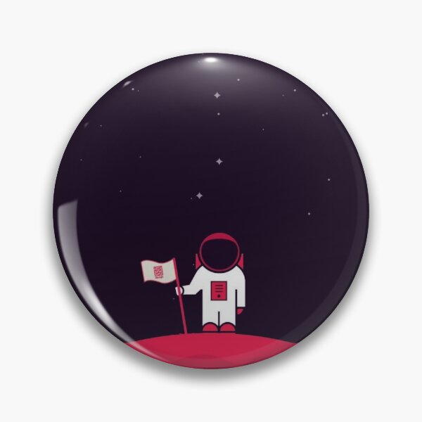 Item preview, Red Moon Astronaut, Space designed and sold by AUGUSHOPTY.