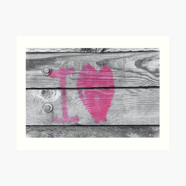 I Love... Art Print