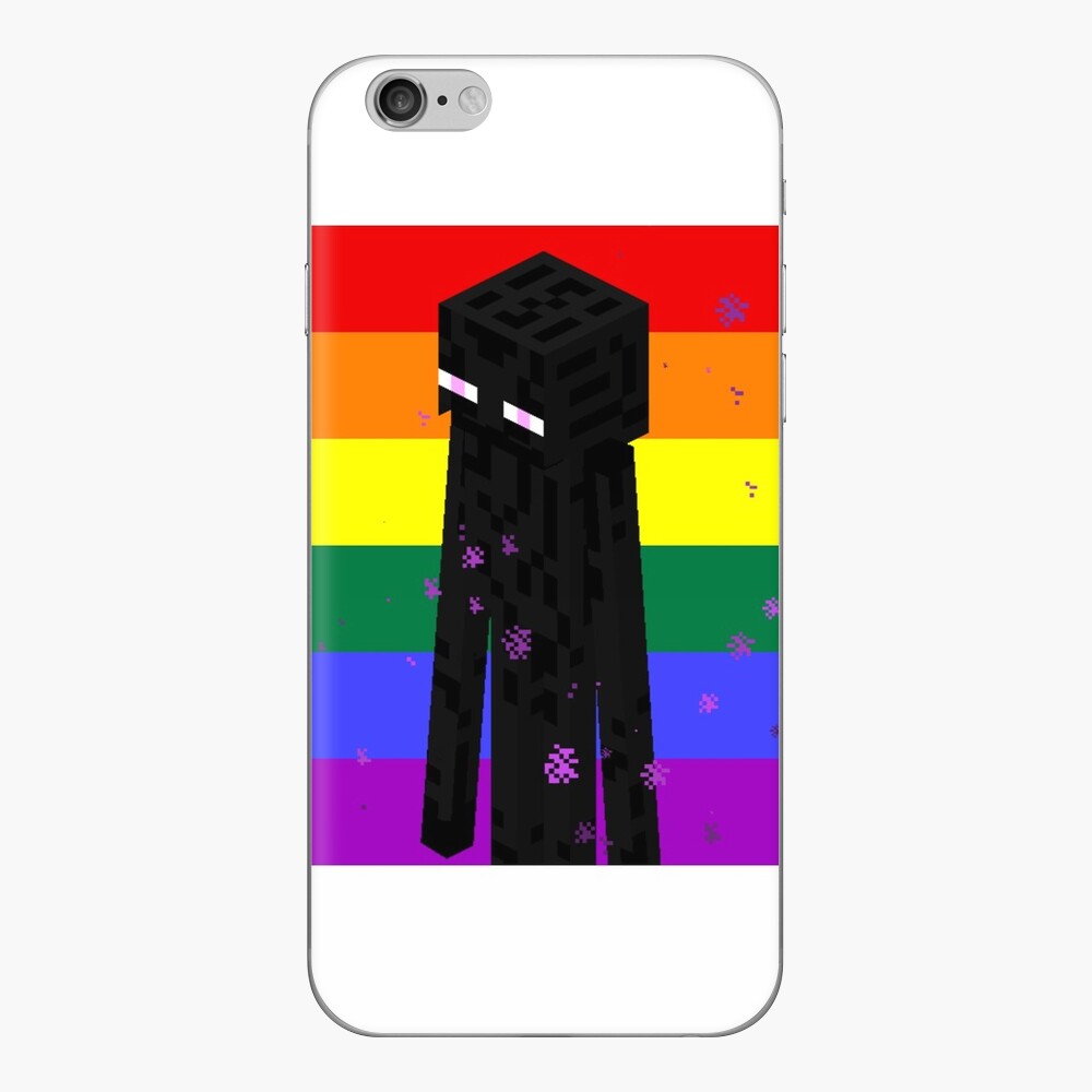 Gay Enderman Minecraft LGBT Design Meme