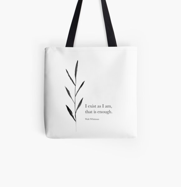 I exist as I am All Over Print Tote Bag
