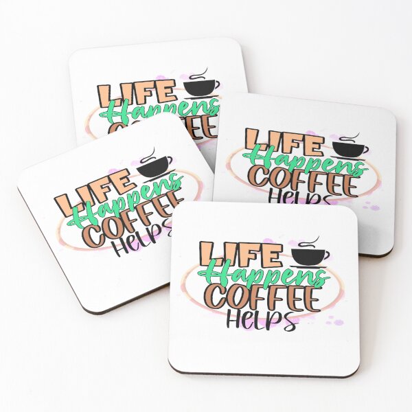 Item preview, Life Happens Coffee Helps designed and sold by uta917.