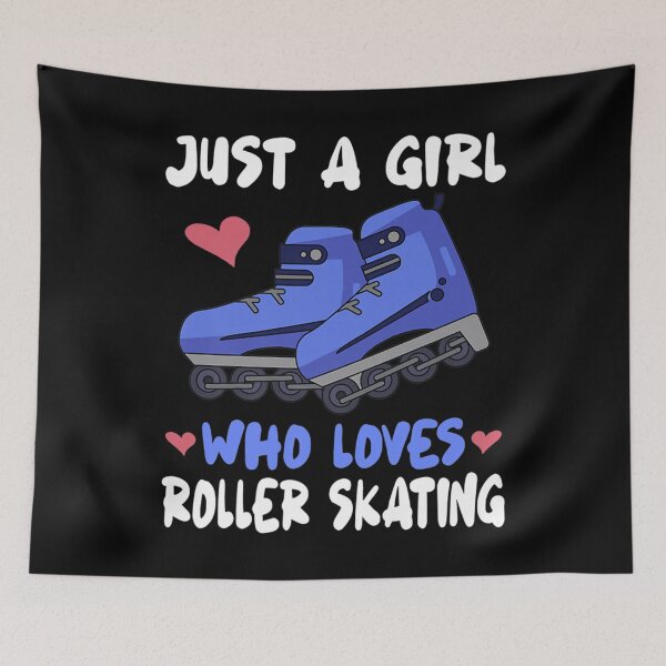 Item preview, JUST A GIRL WHO LOVES ROLLER SKATING Inline Skater Kid Women Premium  designed and sold by JethroShop.