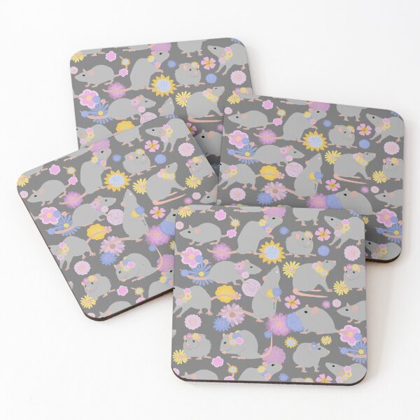 Item preview, Rats and Flowers designed and sold by Amy Hadden.