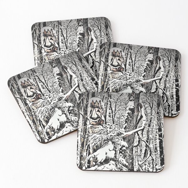 Item preview, Snow Covered Totem designed and sold by MongeonMoments.
