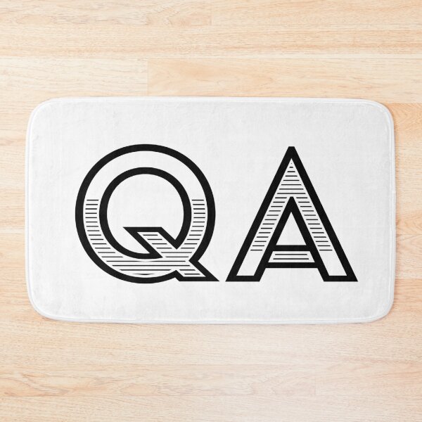 Item preview, QA - Quality Assurance (black text) designed and sold by OlivDesignsCo.
