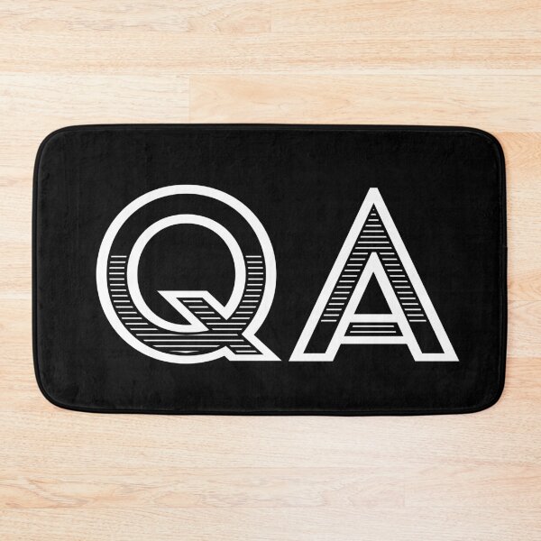 Item preview, QA - Quality Assurance (white text) designed and sold by OlivDesignsCo.