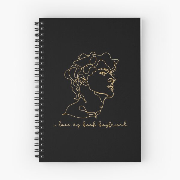 Item preview, Monoline Beautiful Man Face I Love My Book Boyfriend  designed and sold by emryckvilch.