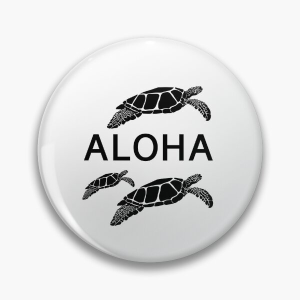 Item preview, ALOHA TURTLE BLACK DESIGN designed and sold by ArtByBaird.