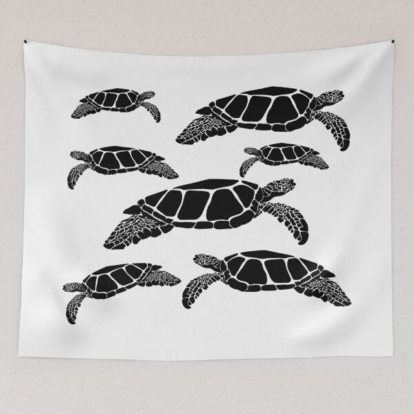 Item preview, ALOHA TURTLE BLACK DESIGN designed and sold by ArtByBaird.