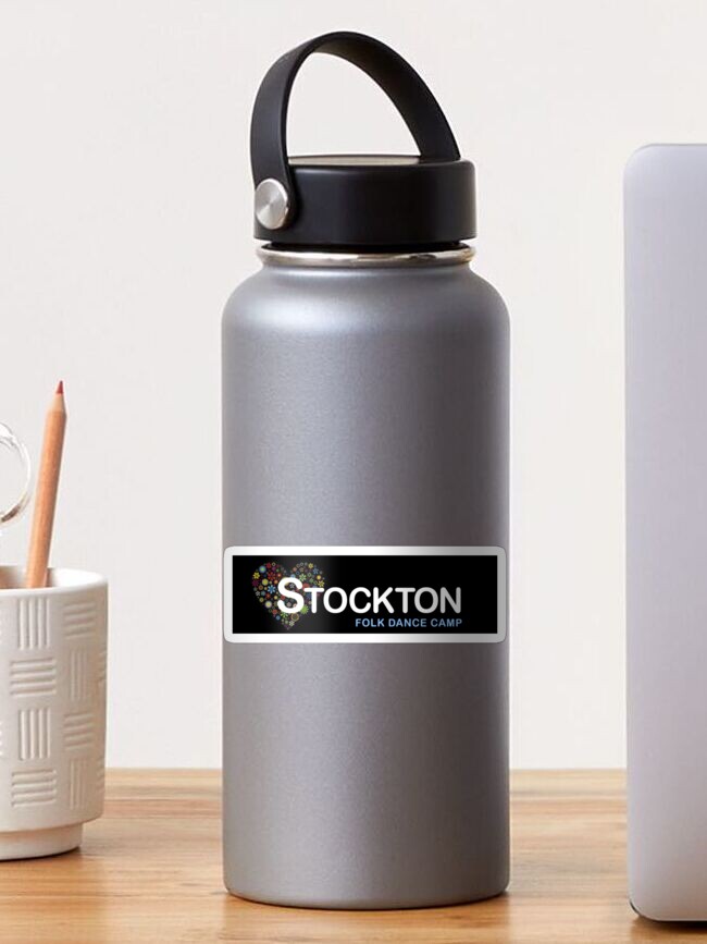Thumbnail 1 of 3, Sticker, Stockton Folk Dance Camp - Block Logo designed and sold by LouiTucker.