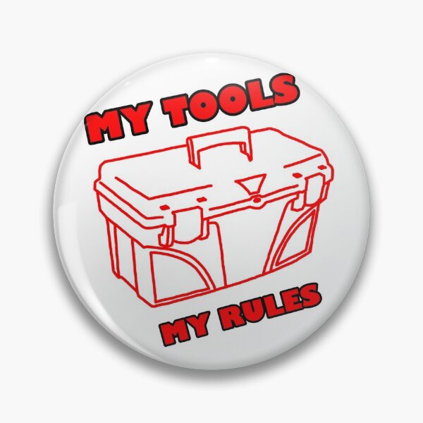 Item preview, My tools, my rules red designed and sold by Phoebew03.