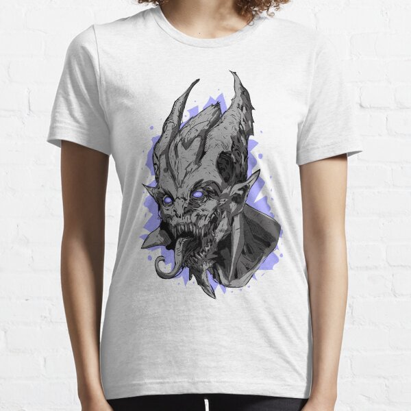 Hell Demon screaming (black , grey , violet ) version halloween giftT-shirt Essential T-Shirt