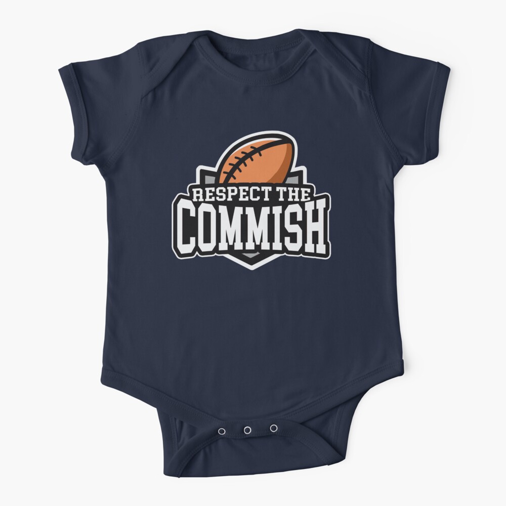 Respect the Commish: Fantasy Football Baby One-Piece