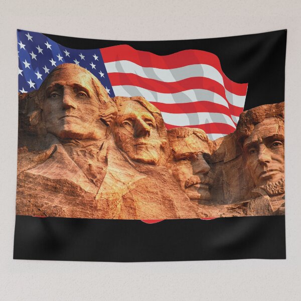 Item preview, American Flag and Mount Rushmore designed and sold by Christi-Corner.