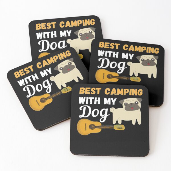 Item preview, Best Camping With My Dog - Happy Camper Dog designed and sold by Nero9o.