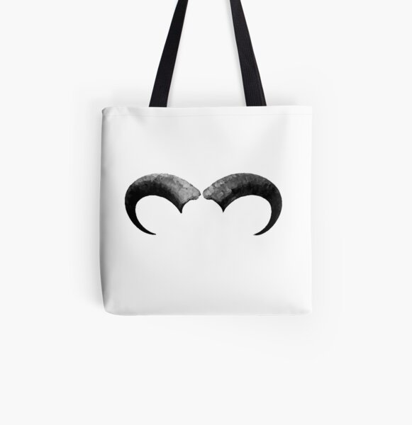 Horns All Over Print Tote Bag