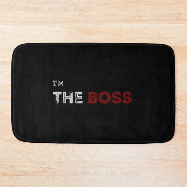 Item preview, Im the boss simple text art desing designed and sold by PrimeDesignShop.