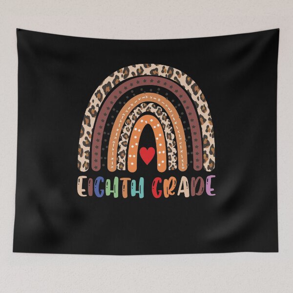 Item preview, Leopard Rainbow Eighth Grade Teacher First Day Of School designed and sold by Tatus Brinal.