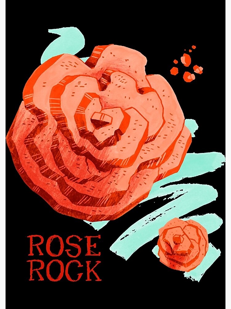 "Rose Rock " Poster for Sale by rumortolayo Redbubble