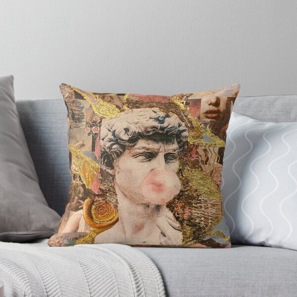 Item preview, Greek statue chowing gum fine art  designed and sold by Inkandcolours.