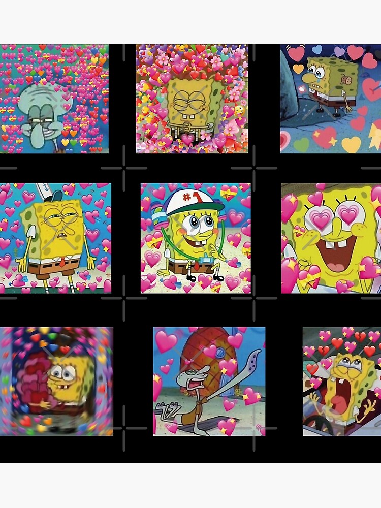 quot Photo Spongebob cricut Love Spongebob Cut file Love meme pack 4