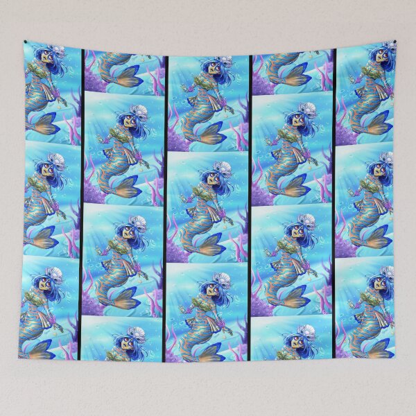 Item preview, Mandarin fish mermaid  designed and sold by zanediogo.