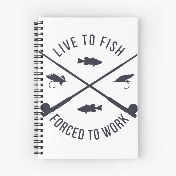 Item preview, I'd rather be fishing | Live to fish, forced to work designed and sold by teez4dayz.