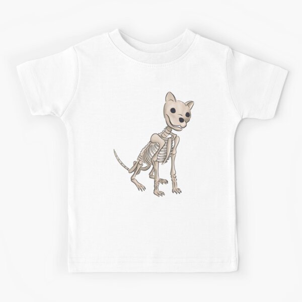 Halloween Skeleton Dog Kids T Shirt for Sale by ElysianCreation Redbubble