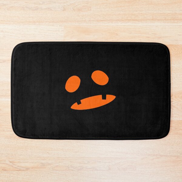 Item preview, Big Scary Orange in Black Shocked Pumpkin Face Hal  designed and sold by emryckvilch.